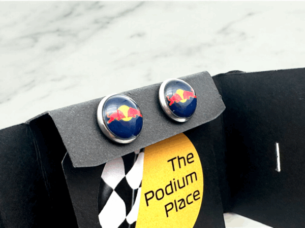 Red Bull Stud Earrings - Image 2