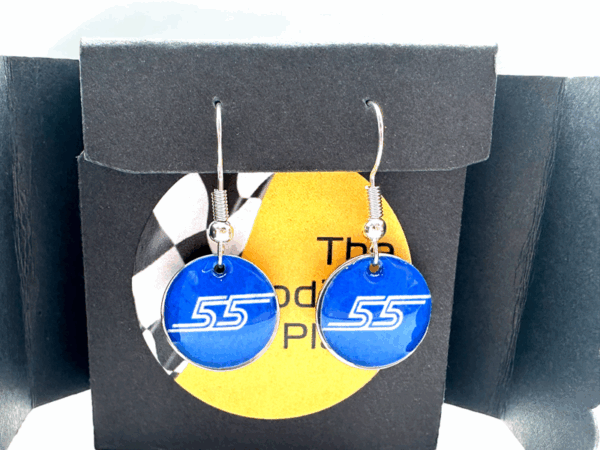 Carlos Sainz 55 Drop/Dangle Earrings