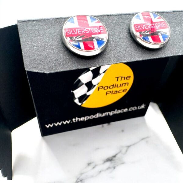 Silverstone British Grand Prix Stud Earrings - Image 2