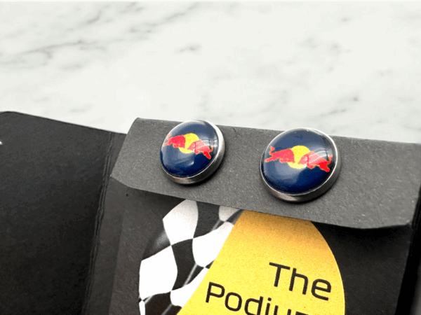 Red Bull Stud Earrings - Image 3