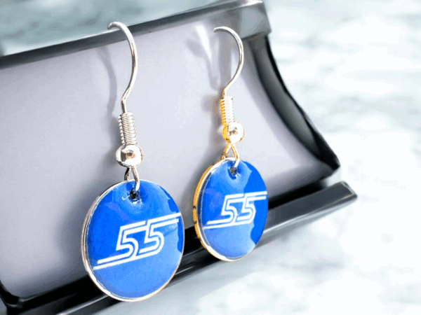 Carlos Sainz 55 Drop/Dangle Earrings - Image 2