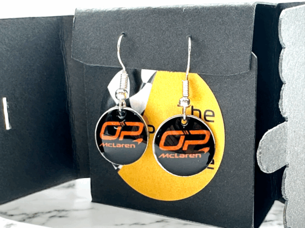 Oscar Piastri McLaren Drop/Dangle Earrings - Image 3