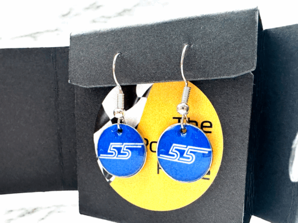 Carlos Sainz 55 Drop/Dangle Earrings - Image 3