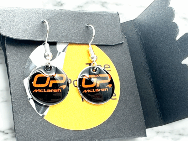 Oscar Piastri McLaren Drop/Dangle Earrings - Image 4