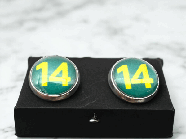 Fernando Alonso 14 Stud Earrings - Image 5