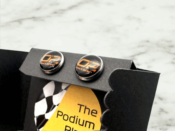 Oscar Piastri McLaren Stud Earrings - Image 3