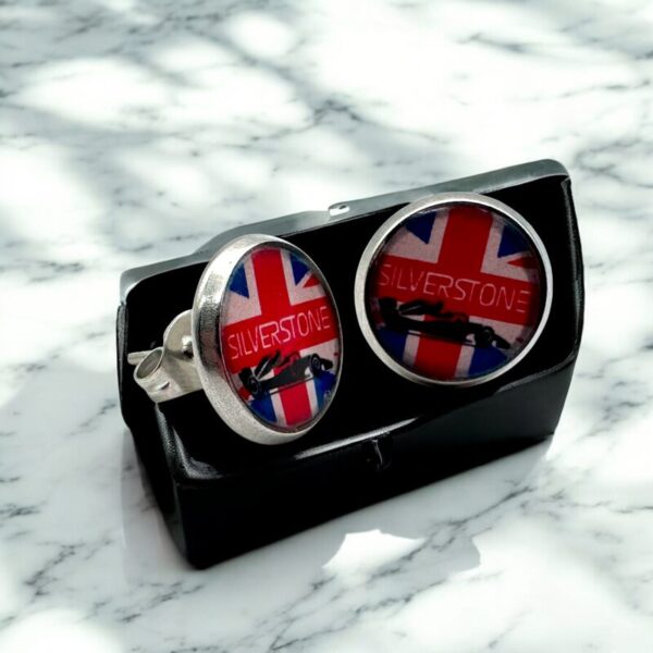 Silverstone British Grand Prix Stud Earrings - Image 5