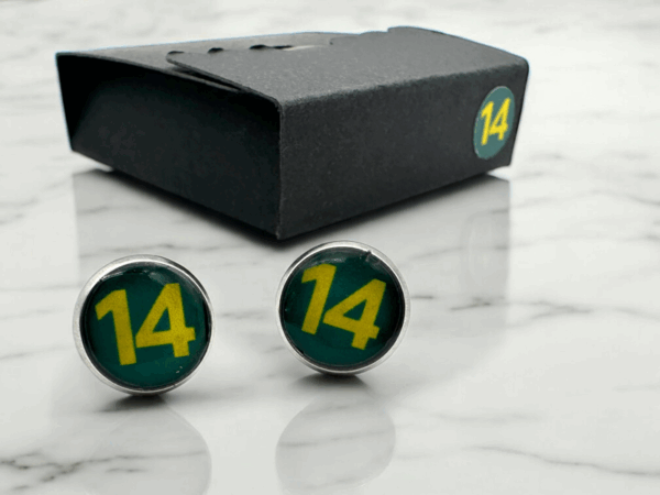 Fernando Alonso 14 Stud Earrings - Image 6
