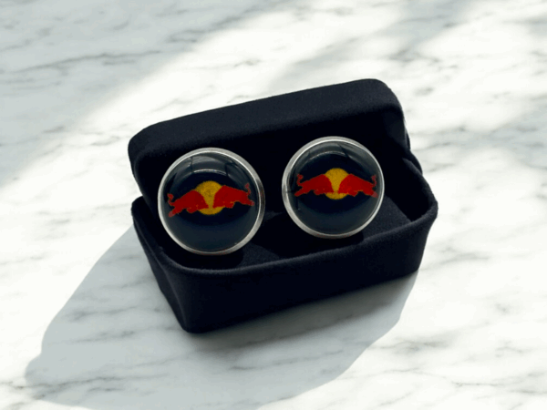 Red Bull Stud Earrings - Image 6