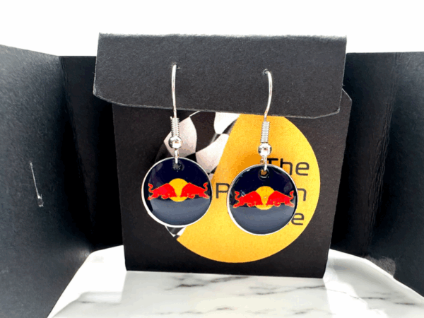 Red Bull Drop/Dangle Earrings - Image 6