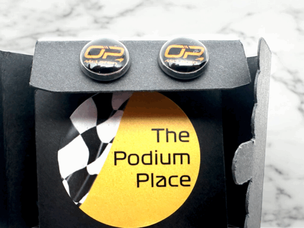 Oscar Piastri McLaren Stud Earrings - Image 4