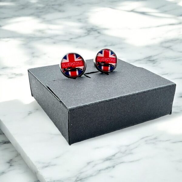 Silverstone British Grand Prix Stud Earrings - Image 6