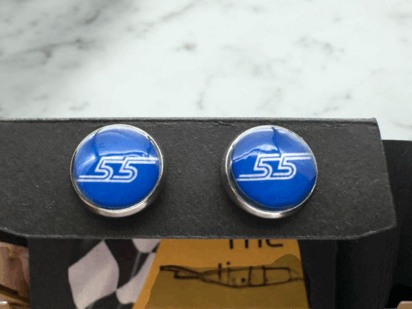 Carlos Sainz 55 Stud Earrings - Image 7