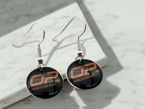 Oscar Piastri McLaren Drop/Dangle Earrings - Image 7