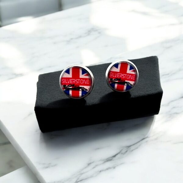 Silverstone British Grand Prix Stud Earrings - Image 7
