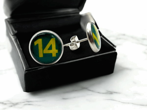 Fernando Alonso 14 Stud Earrings - Image 8