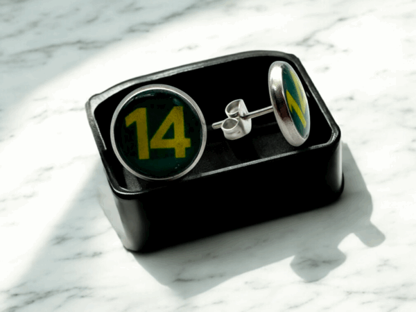 Fernando Alonso 14 Stud Earrings - Image 9