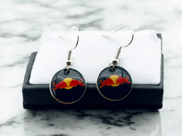 Red Bull Drop/Dangle Earrings - Image 9