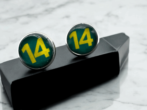 Fernando Alonso 14 Stud Earrings - Image 10