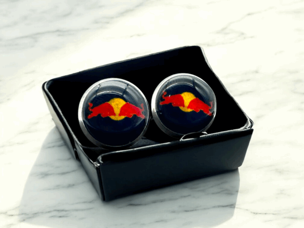 Red Bull Stud Earrings - Image 10