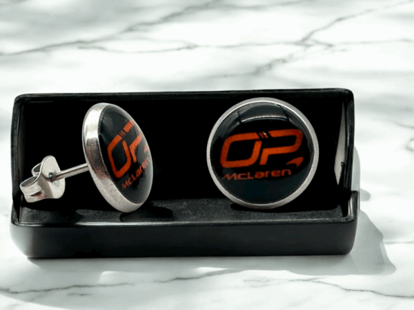Oscar Piastri McLaren Stud Earrings - Image 8