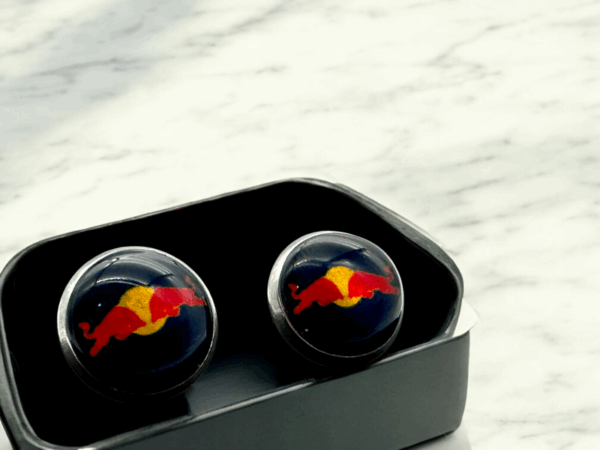 Red Bull Stud Earrings - Image 11