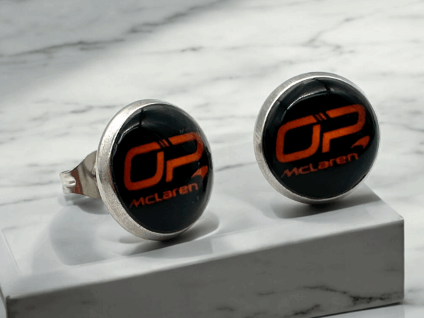 Oscar Piastri McLaren Stud Earrings - Image 10
