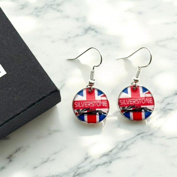 Silverstone British Grand Prix Drop/Dangle Earrings - Image 10