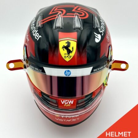 Carlos Sainz Ferrari 2024 1:2 BELL Helmet Upgrade Bundle