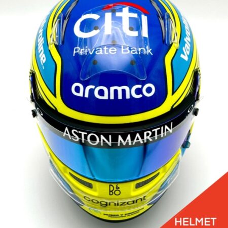 Fernando Alonso 2024 1:2 BELL Helmet Upgrade Bundle