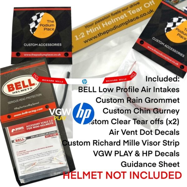 Charles Leclerc Ferrari 2024 1:2 BELL Helmet Upgrade Bundle - Image 3