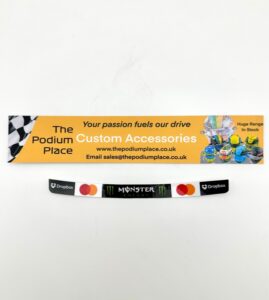 Oscar Piastri 2025 Melbourne 1:2 Mini Helmet Visor Strip