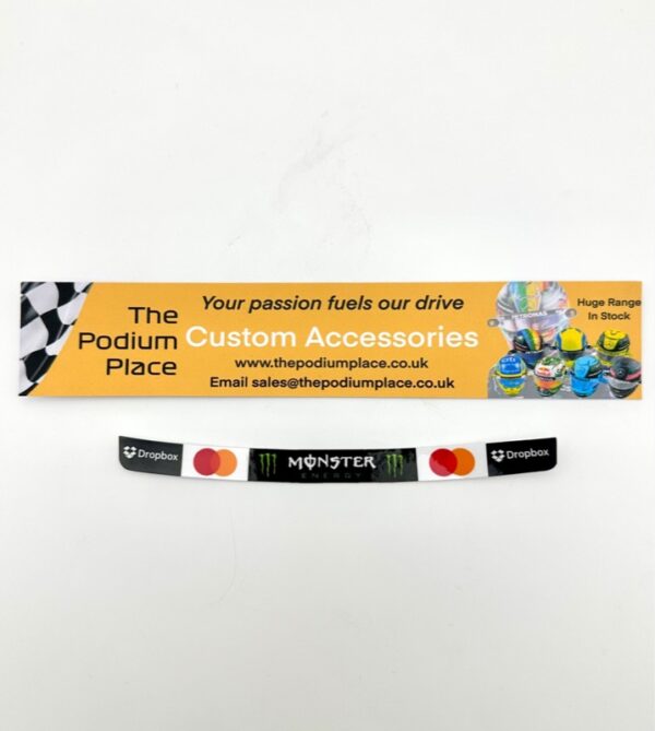 Oscar Piastri 2025 Melbourne 1:2 Mini Helmet Visor Strip