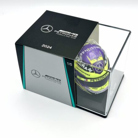 Lewis Hamilton 1:5 F1 Mercedes Helmet Silverstone Win 2024 1/5 • SPARK 5HF145y)