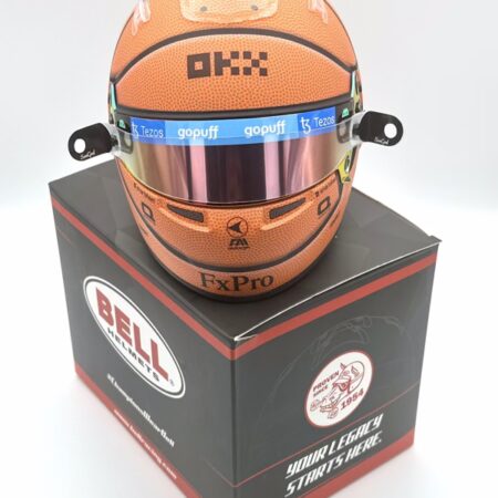 Lando Norris Miami 2022 Upgraded 1:2 Mini Basketball Helmet