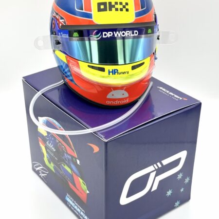 Oscar Piastri McLaren Official 2023 Upgraded 1:2 Mini helmet