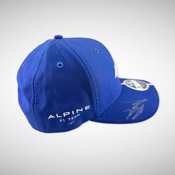 Esteban Ocon & Otmar Szafnauer Signed Alpine Cap - Image 8