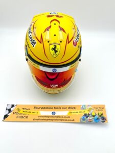 Lewis Hamilton 2025 Ferrari 1:2 Mini Helmet Visor Strip