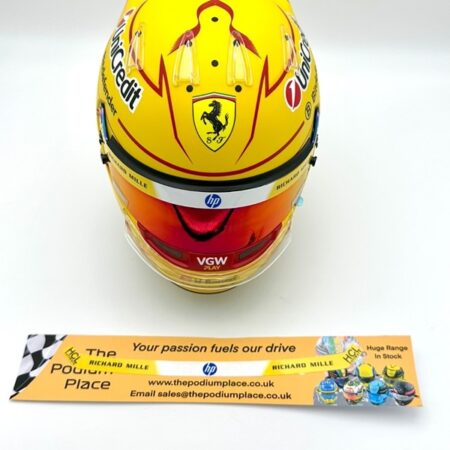 Lewis Hamilton 2025 Ferrari 1:2 Mini Helmet Visor Strip