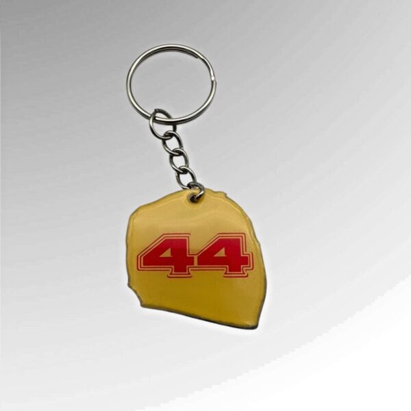 Lewis Hamilton 2025 Ferrari Helmet Keyring - Image 3