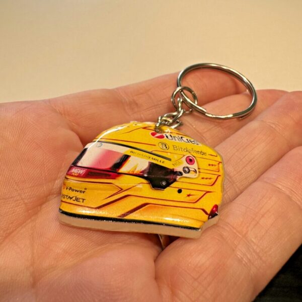 Lewis Hamilton 2025 Ferrari Helmet Keyring - Image 7