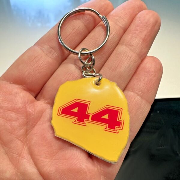 Lewis Hamilton 2025 Ferrari Helmet Keyring - Image 8