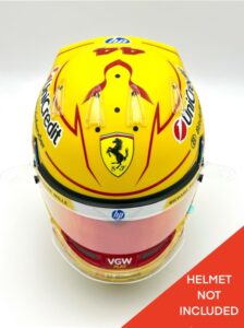 Lewis Hamilton 2025 Ferrari 1:2 Mini Helmet Upgrade Bundle