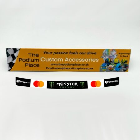 2025 Lando Norris & Oscar Piastri Australia 1:2 Mini Helmet Visor Strip