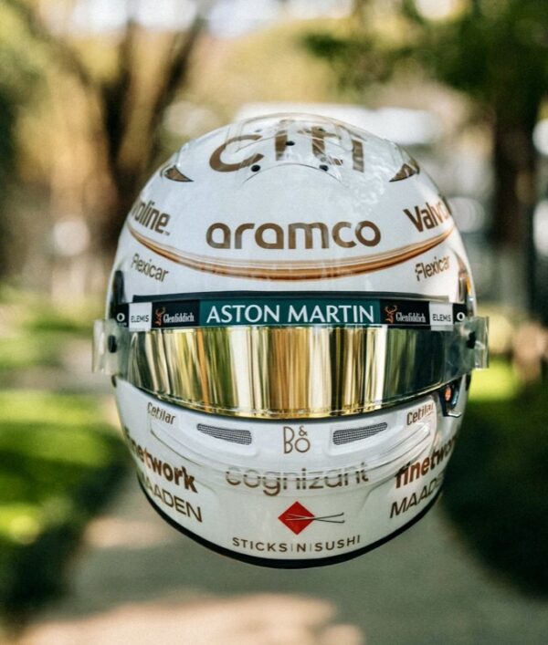 Fernando Alonso 2025 1:2 China Special Edition Helmet Fully Upgraded - Image 5