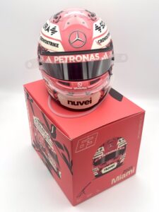 George Russell 2025 Miami 1:2 Mini Special Edition Upgraded Helmet