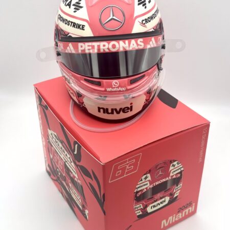 George Russell 2025 Miami 1:2 Mini Special Edition Upgraded Helmet