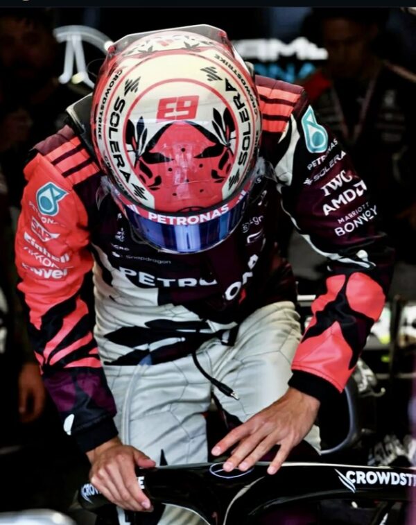 George Russell  2025 Miami 1:2 Mini Special Edition Upgraded Helmet - Image 8
