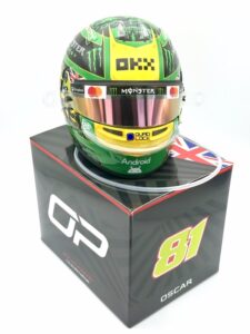 Oscar Piastri 2025 Melbourne Ltd Edition 1:2 Mini Helmet & Upgrades