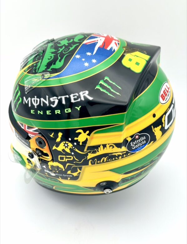 Oscar Piastri 2025 Melbourne Ltd Edition 1:2 Mini Helmet & Upgrades - Image 4